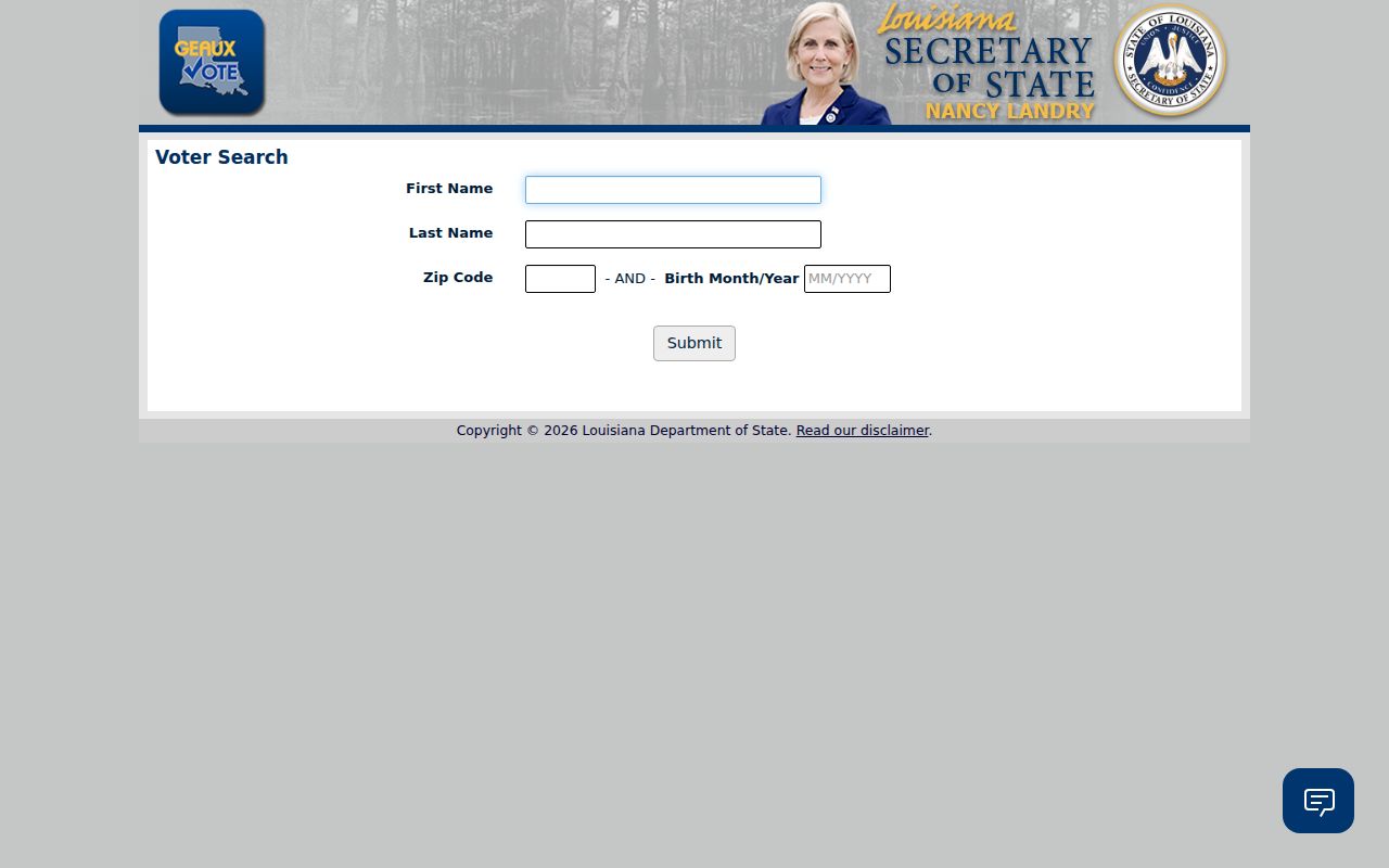 Shreveport residents directory Louisiana voter lookup